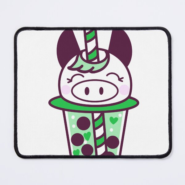 Item preview, Unicorn Boba (Green) designed and sold by SaltyPeachBliss.