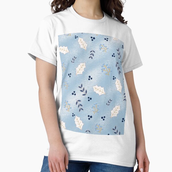 Item preview, White Holly Leaves and Frosted Berries designed and sold by PapercutandSuch.