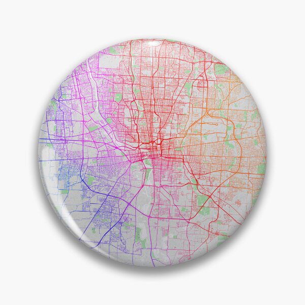 Item preview, Columbus City Map of Ohio, USA - Colorful designed and sold by deMAP.