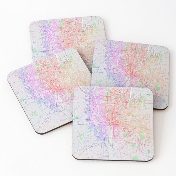 Item preview, Columbus City Map of Ohio, USA - Colorful designed and sold by deMAP.
