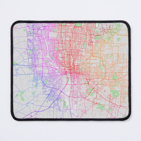 Item preview, Columbus City Map of Ohio, USA - Colorful designed and sold by deMAP.