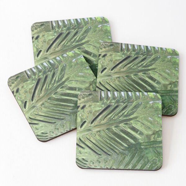 Item preview, Green Glass Leaf Pattern  designed and sold by Amanda1775.