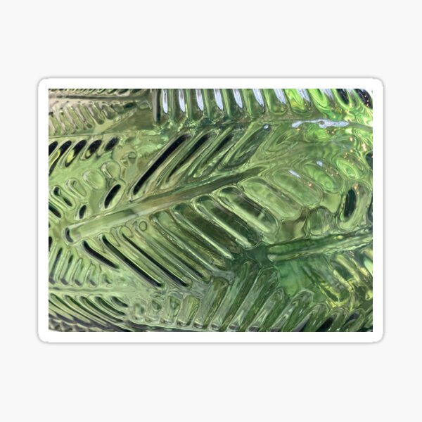 Item preview, Green Glass Leaf Pattern  designed and sold by Amanda1775.