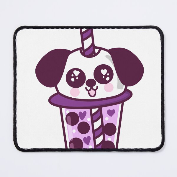 Item preview, Puppy Boba (Purple & Pink) designed and sold by SaltyPeachBliss.