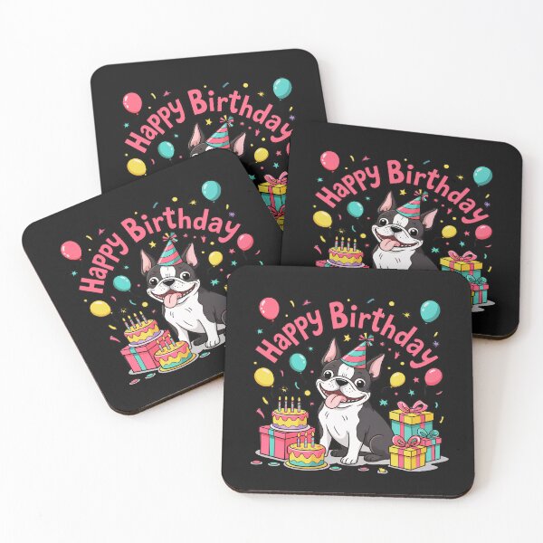 Item preview, Boston Terrier Birthday designed and sold by TheAnimalZ00.