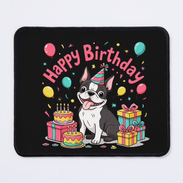 Item preview, Boston Terrier Birthday designed and sold by TheAnimalZ00.