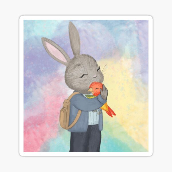 Item preview, Riddler Rabbit and Pecky the Parrot designed and sold by John Cavanagh Publishing.