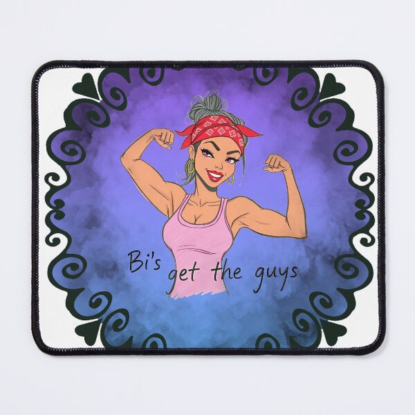 Item preview, Bi's Get the Guys- Version 1 | Women's Motivational Fitness | Gym Gear | Pacific NW Gear Co designed and sold by PacificNWGearCo.