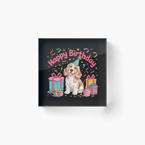 Item preview, Cocker Spaniel Birthday designed and sold by TheAnimalZ00.