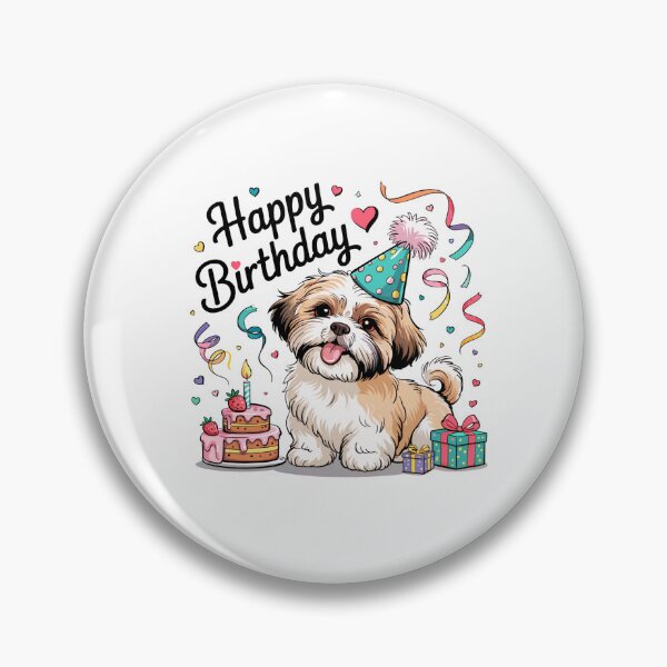 Artikelvorschau, Shih Tzu Geburtstag entworfen und verkauft von TheAnimalZ00.