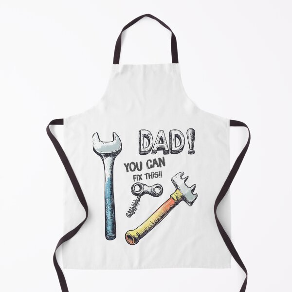 Item preview, Funny DIY-Inspired Father’s Day Design with Tools: 100% Dad-Approved- Dad, You Can Fix This!! designed and sold by FUNqoosh.