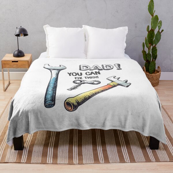 Item preview, Funny DIY-Inspired Father’s Day Design with Tools: 100% Dad-Approved- Dad, You Can Fix This!! designed and sold by FUNqoosh.