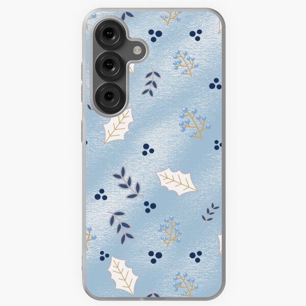 Item preview, White Holly Leaves and Frosted Berries designed and sold by PapercutandSuch.