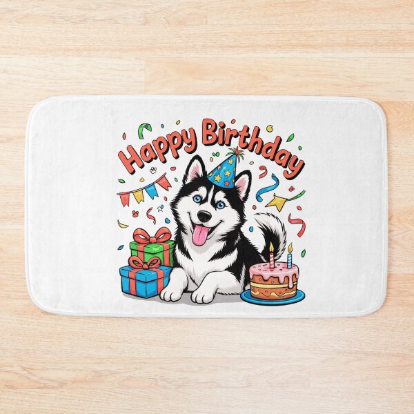 Item preview, Siberian Husky Birthday designed and sold by TheAnimalZ00.