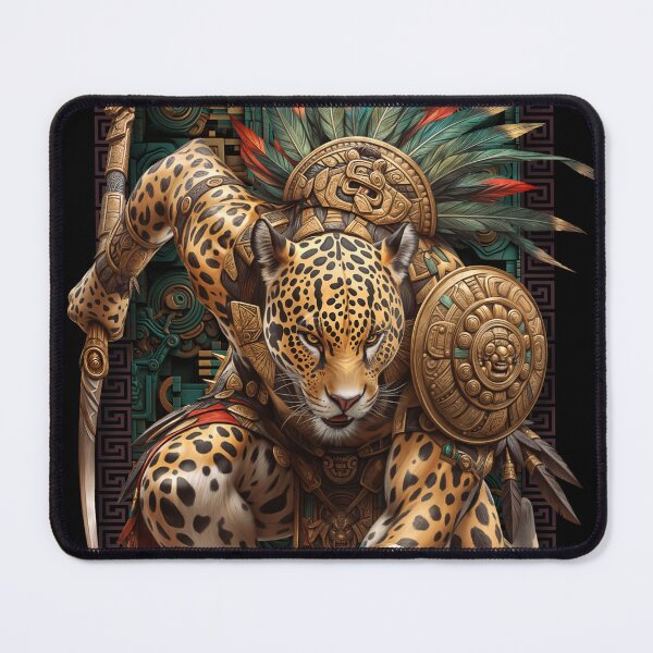 Item preview, Aztec Jaguar Warrior designed and sold by The Imaginarium of a Quirky Jose.