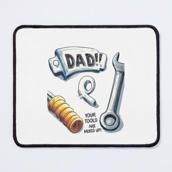 Item preview, Dad, Your Tools are Mixed Up! Funny DIY-Inspired Father’s Day Design with Tools: 100% Dad-Approved designed and sold by FUNqoosh.