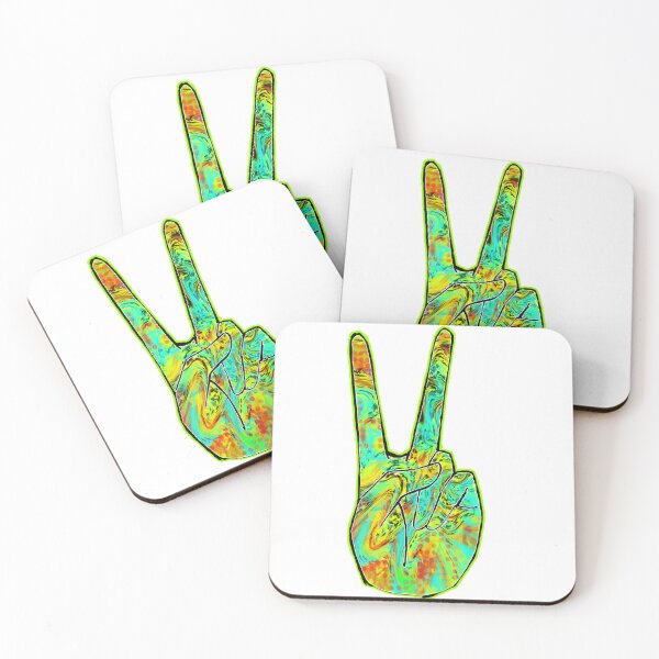 Item preview, Funky Peace Sign – Psychedelic Groovy Abstract Hand Art designed and sold by remipebbles.
