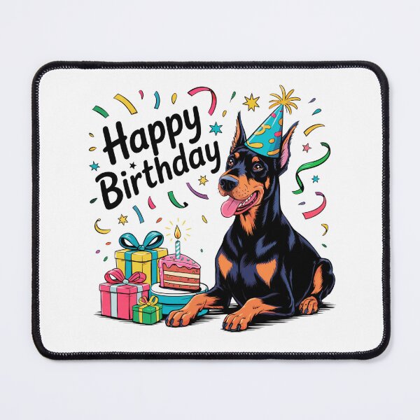 Item preview, Doberman Pinscher Birthday designed and sold by TheAnimalZ00.
