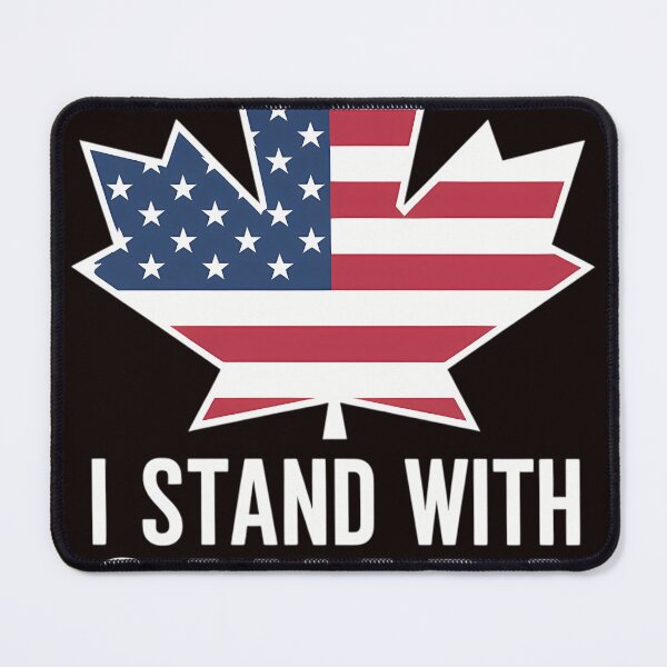 Item preview, I Stand With Canada America Canadian USA Flag designed and sold by MAKOPOKOShop.