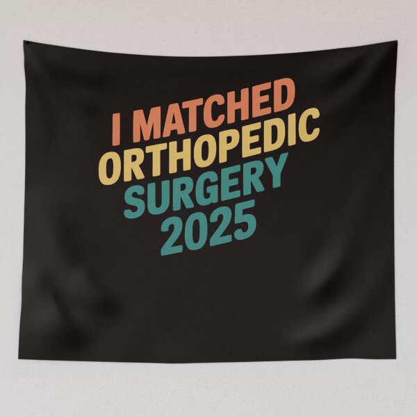 Item preview, I Matched Orthopedic Surgery 2025 Retro Medical Match Day T-Shirt designed and sold by MAKOPOKOShop.