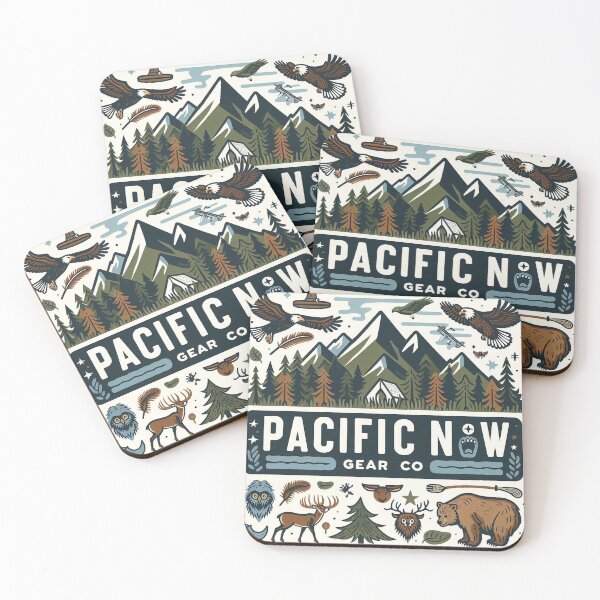 Item preview, The Great Outdoors | Pacific Adventure | Retro Camping | Outdoor Graphic| Pacific NW Gear Co designed and sold by PacificNWGearCo.