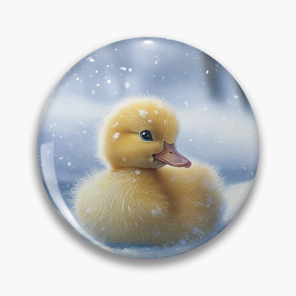 Item preview, Cute Winter Duckling designed and sold by Elisabeth Lucas.
