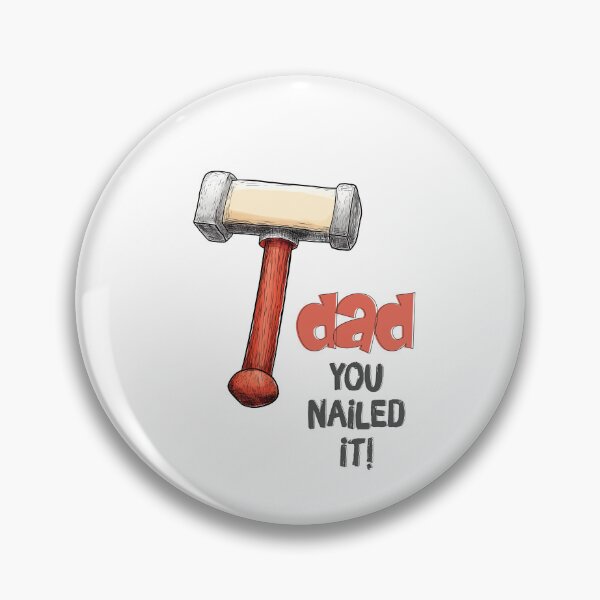 Item preview, Funny Comic Hammer Design for the Handyman Hero in Your Life- Dad, You Nailed It! designed and sold by FUNqoosh.