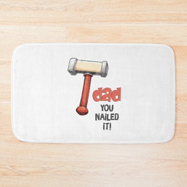 Item preview, Funny Comic Hammer Design for the Handyman Hero in Your Life- Dad, You Nailed It! designed and sold by FUNqoosh.