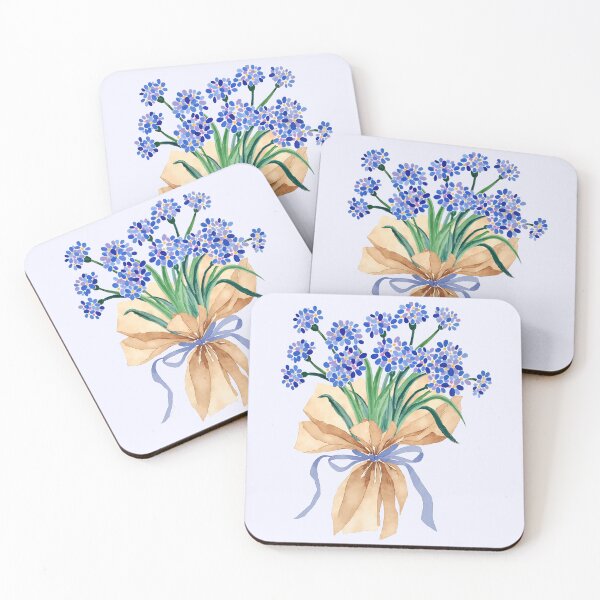Item preview, Blue Bonnet Bouquet Purple Flower Watercolor designed and sold by Magnolia Valley Art.