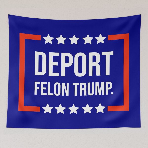 Item preview, Deport felon Trump  designed and sold by Rachel the Artist .