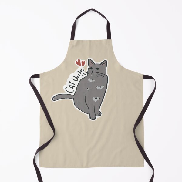 Item preview, Cat uncle | grey cat designed and sold by mangopuffstudio.