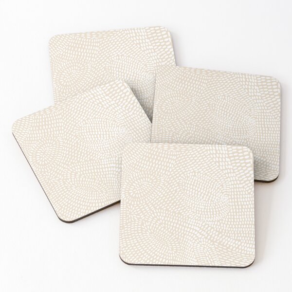 Item preview, Copia de Doodle Lines Zentangle Art Pattern White and Beige designed and sold by Tetete.