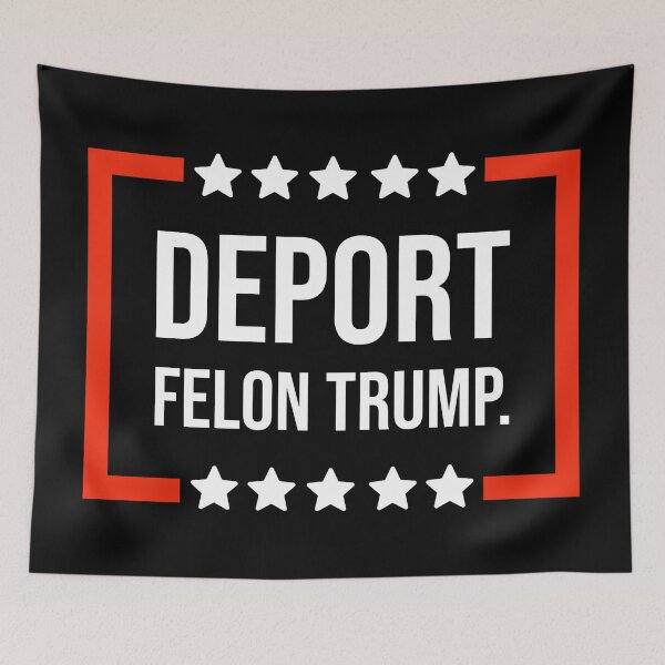 Item preview, Deport felon Trump  designed and sold by Rachel the Artist .