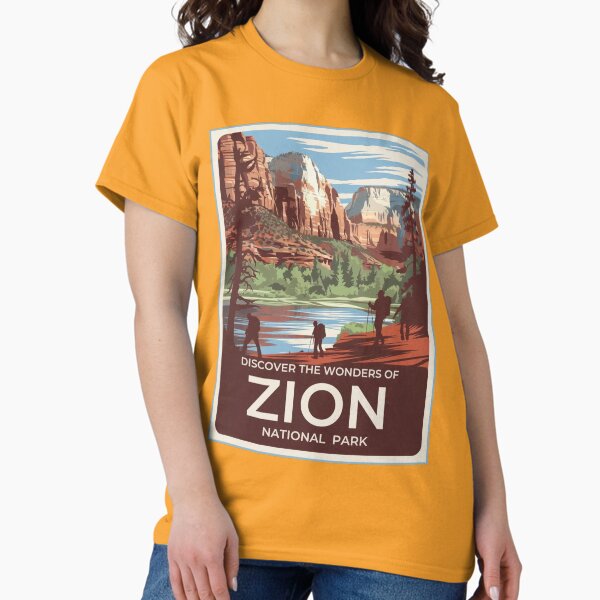 Vista previa del artículo con la obra «Descubra el Parque Nacional ZION», diseñado y vendido por RWCarpenter.