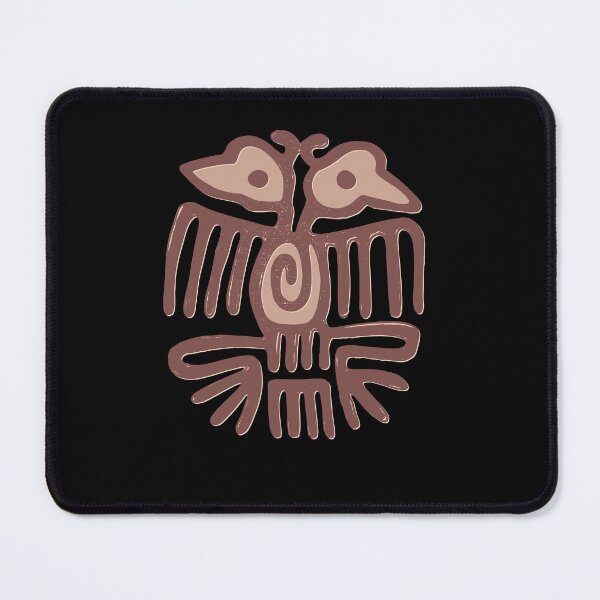 Item preview, Double headed bird motif flat stamp from Mexico City designed and sold by DaveDanchuk.