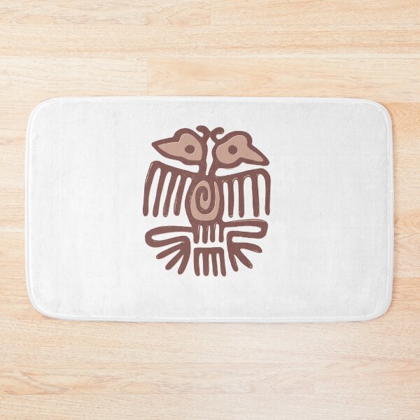 Item preview, Double headed bird motif flat stamp from Mexico City designed and sold by DaveDanchuk.