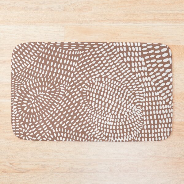 Item preview,  Copia de Doodle Lines Zentangle Art Pattern White and Mocha Mouse designed and sold by Tetete.