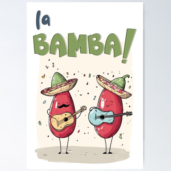Item preview, Cinco de Mayo La Bamba Chili Jam – Spicy Strings, Sombreros & a Whole Lotta Fiesta Fun! designed and sold by FUNqoosh.