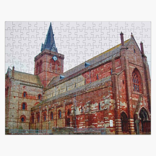 Item preview, St Magnus Cathedral, Kirkwall, Orkney, UK Jigsaw Puzzle designed and sold by Alchersone-Art.