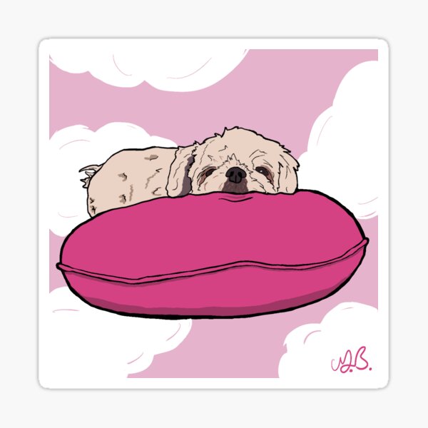 Artikel-Vorschau von Shih Tzu auf Wolken, designt und verkauft von Jammic's Jaunts.