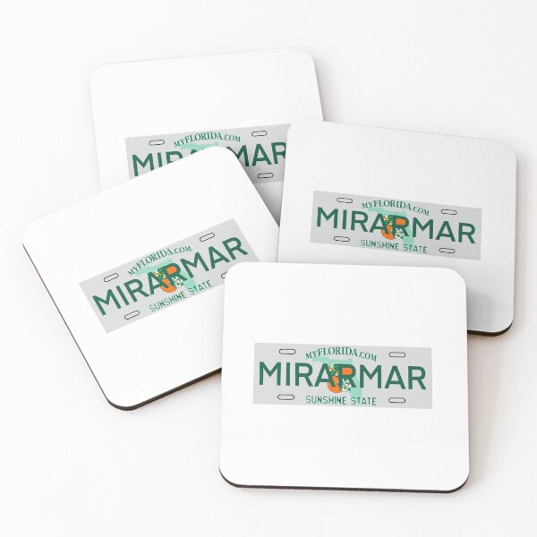 Item preview, Miramar Florida License Plate designed and sold by delmarvastickers.