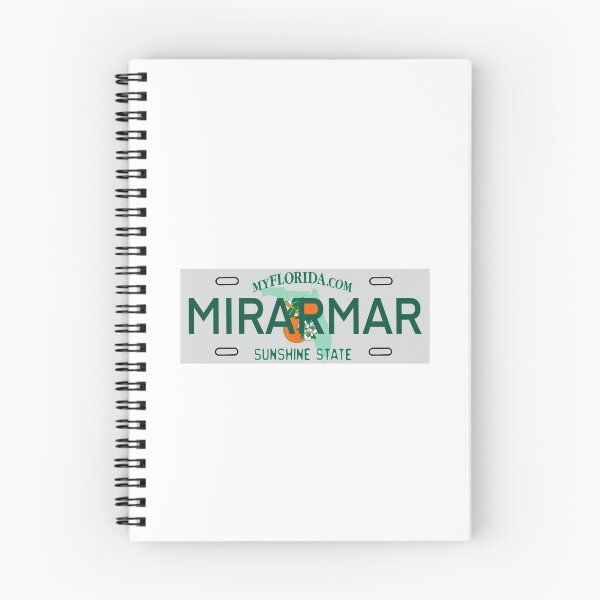 Item preview, Miramar Florida License Plate designed and sold by delmarvastickers.