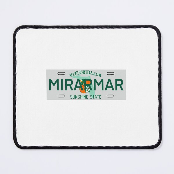 Item preview, Miramar Florida License Plate designed and sold by delmarvastickers.