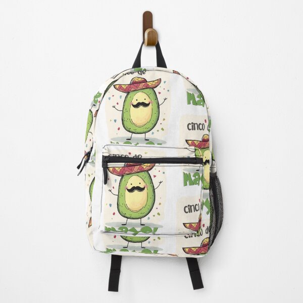 Item preview, Avoca-dorable Fiesta: Mustache, Sombrero, and a Whole Lot of Guac Cinco de Mayo Celebration with a Cheerful Twist of Avocado Humor designed and sold by FUNqoosh.
