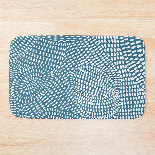 Item preview, Doodle Lines Zentangle Art Pattern White and Teal Green Blue designed and sold by Tetete.
