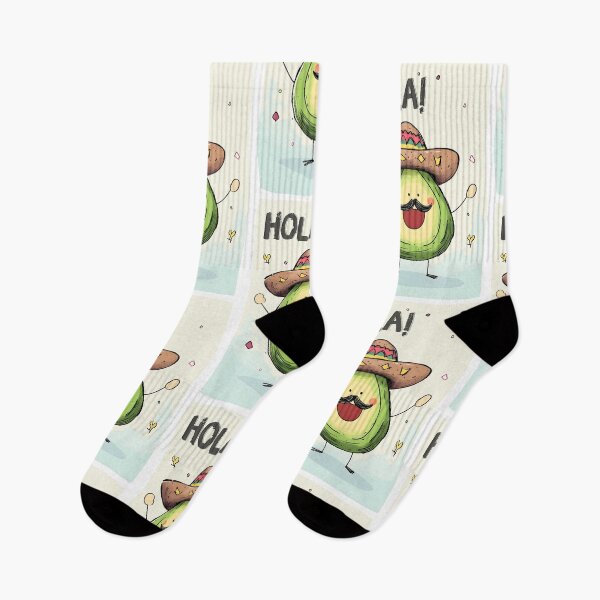 Item preview, Hola Guac Star- Mustache You to Fiesta! Festive Avocado Fun for Cinco de Mayo Vibes designed and sold by FUNqoosh.