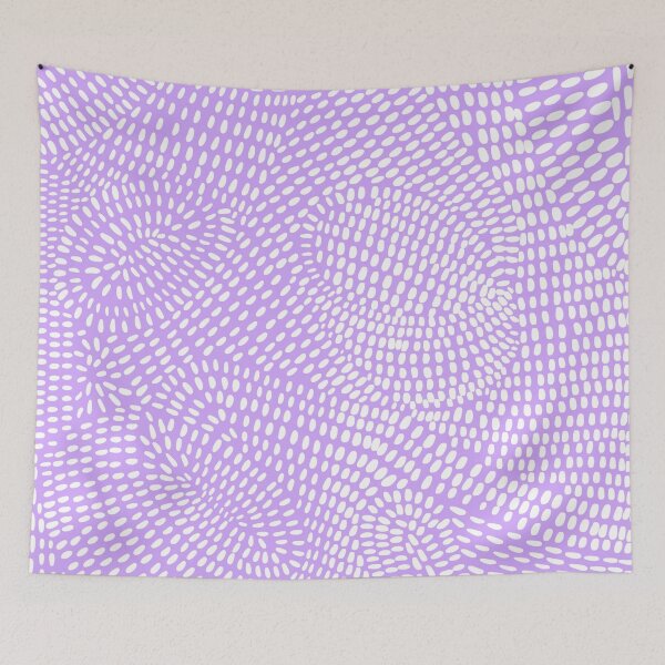 Item preview, Doodle Lines Zentangle Art Pattern White and Purple designed and sold by Tetete.