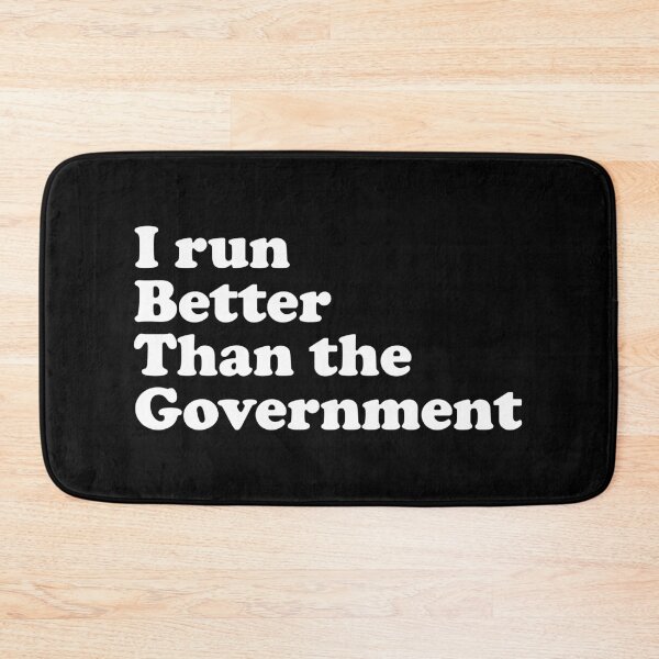 Item preview, I Run Better Than The Government designed and sold by xhearalisa.