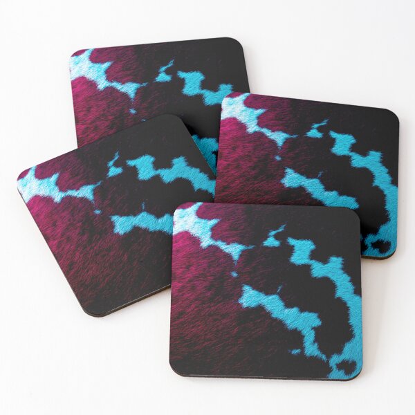 Item preview, Neon-Noir Cow Hide designed and sold by StitchNRebl.