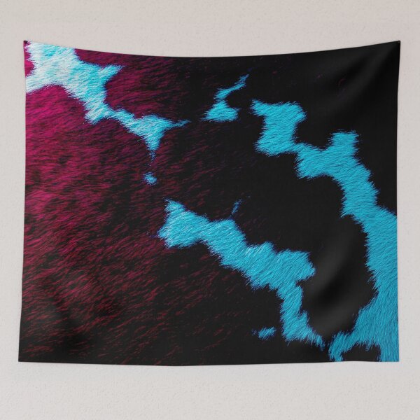 Item preview, Neon-Noir Cow Hide designed and sold by StitchNRebl.